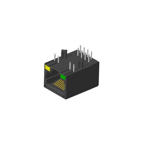 	RJ45 1X1 全塑十字腳