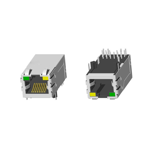 RJ45（帶燈帶屏蔽內(nèi)置變壓器）